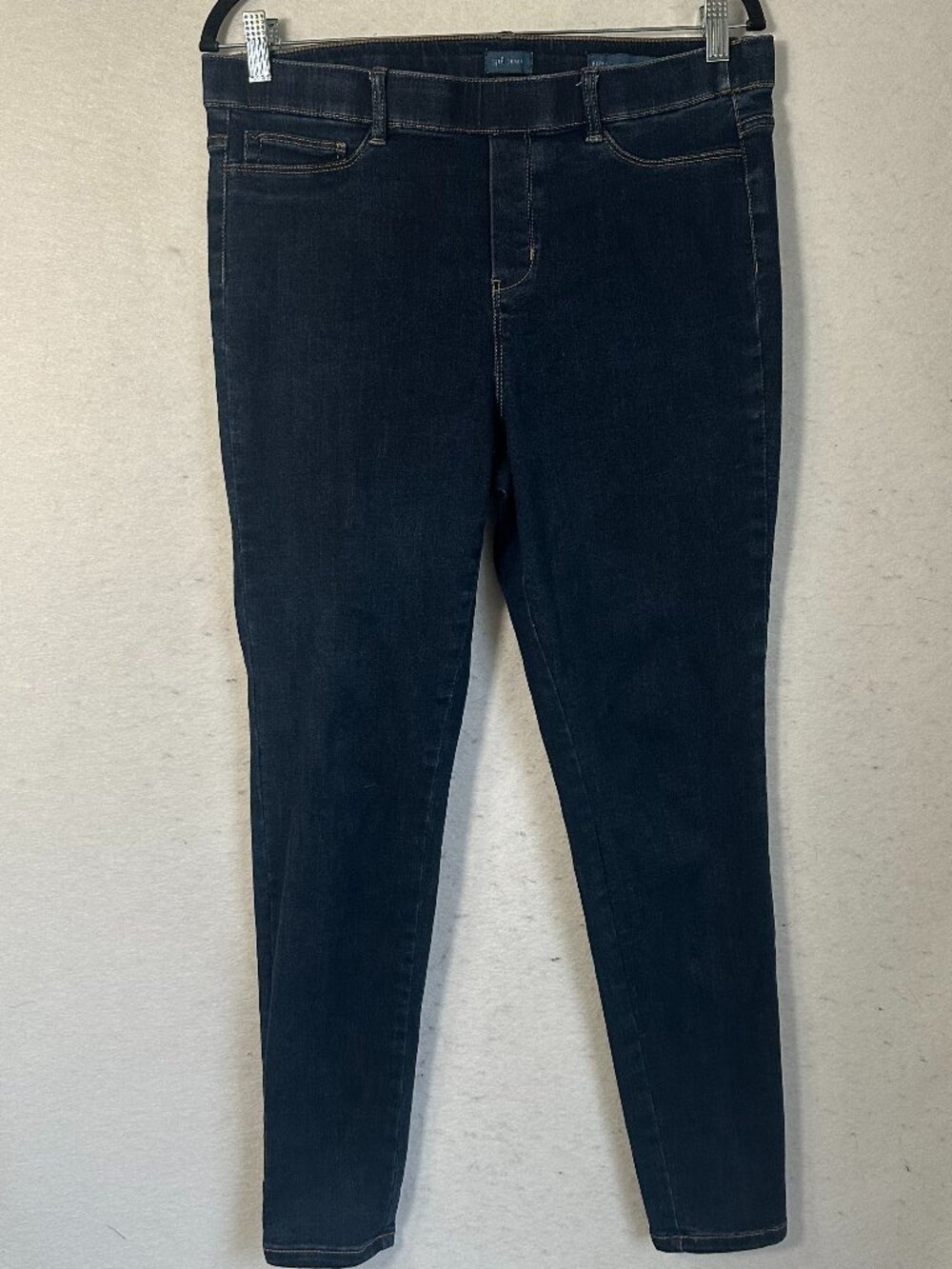 J Jill Perfect Jegging Womens Medium Pull On Jeans‎ High Rise Pockets Dark Wash